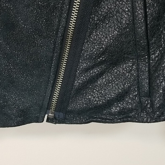 Helmut Lang Black Lamb Mixed Leather Jacket S - Picture 3 of 12